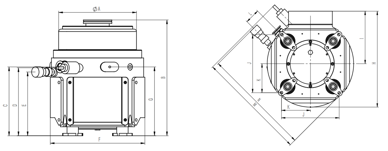 Фото Высоковакуумный насос KYKY ZF180L (180 м3/ч, атм. до 1×10-2 Па). Течеискатели и вакуумные насосы. Датчики.